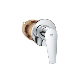 BAUEDGE NEW CROMO GRIF DUCHA MEZCLADORA MONOMANDO EMPOTRADA SIN DIVERTER