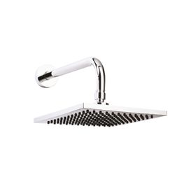 PROYECTA CROMO GRIF DUCHA KIT BRAZO Y CABEZA CUADRADA A PARED 203 MM REC-02