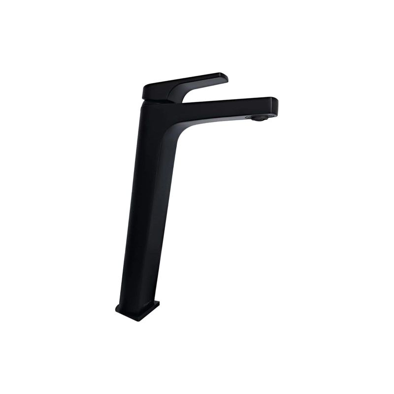 Grifo-negro-con-caño-alto-para-lavabo