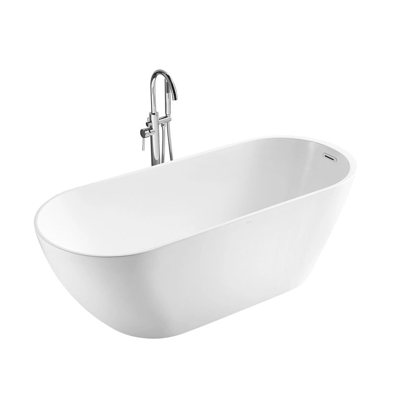 Tina-freestanding-acrilica-en-blanco-con-diseño-rectangular-y-desague-integrado