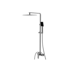 QUATTRO GUN GREY GRIF DUCHA SISTEMA CON BARRA MANGUERA TEL Y CABEZA T913306B-A47-KLP