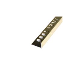 PERFIL L ALUMINIO CHAMPAGNE BRILLO 12MMX2.5ML