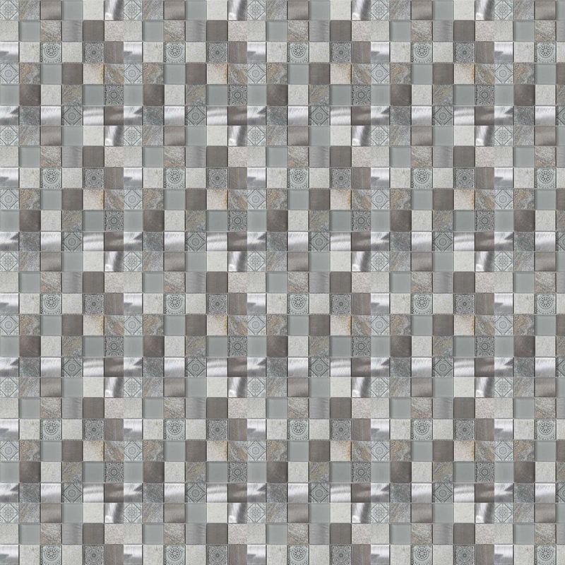 Mosaico-mezcla-de-vidrio-y-piedra-gris-sin-rectificar
