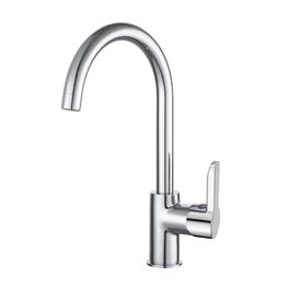 TRENTO CROMO GRIF COCINA MEZCLADORA MONOMANDO CUELLO GANSO SD91235-KLP
