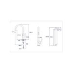 Grifo-monomando-para-cocina-en-cromo-con-cuello-de-ganso