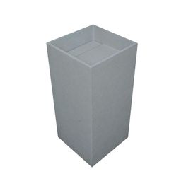 TORRE CONCRETO GRIS CLARO LAVAMANOS PEDESTAL 400 X 400 X 850 MM SIN DESAGUE CS-0046B1 -KLP