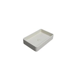 SORRENTO BLANCO SANDSTONE LAVAMANOS RECTANGULAR 506 X 326 X 100 MM CON DESAGUE CS-0001SW -KLP