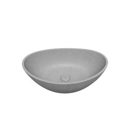 DELFINO CONCRETO GRIS LAVAMANOS BOWL 548 X 348 X 185 MM CON DESAGUE CS-0004B2 -KLP