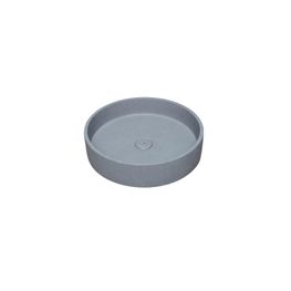 NAPOLES GRIS CLARO LAVAMANOS BOWL REDONDO 425 X 100 MM CON DESAGUE CS-0003B2 -KLP