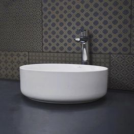 AMBERES BLANCO LAVAMANOS BOWL REDONDO 355 X 355 X 115MM 5417 - KLP
