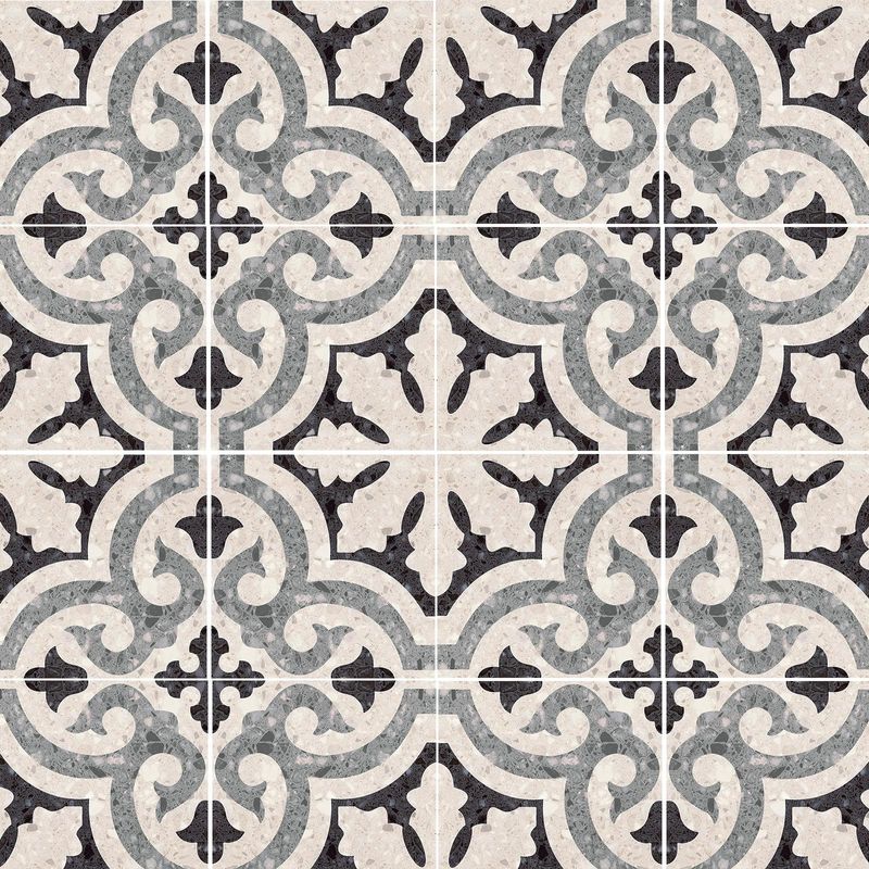 Piso-ceramico-mate-con-diseño-decorativo-en-tonos-mixtos
