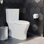 Inodoro-one-piece-blanco-con-diseño-moderno-y-asiento-elongado-de-cierre-lento