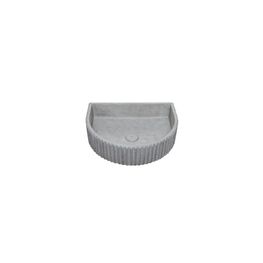 4EVER QUARTO CONCRETO GRIS CLARO LAV SOBREPONER C/DESAGUE MEDIA LUNA 465X360X119 CS-0078D1-KLP