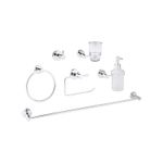 Set-completo-de-accesorios-para-baño-con-diseño-coordinado-y-acabado-brillante