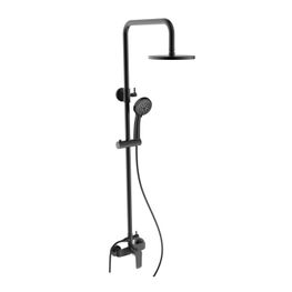 URBAN NEGRO MATE GRIF DUCHA SISTEMA CON BARRA MANGUERA TEL Y CABEZA (EP) T907306-A41-KLP