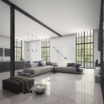 Porcelanato-pulido-en-gris-con-vetas-marmoleadas