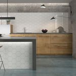 Pieza-ceramica-hexagonal-blanca-brillante