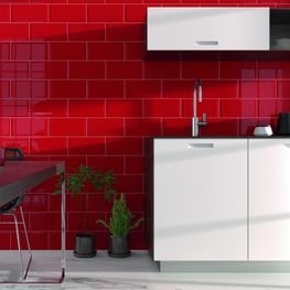 BRICK HARLEM ROJO BRILLO 15X30 DUNE (L)