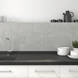 GEA CARVED GREY MATE 120290 SIN RECT. 12 X 12