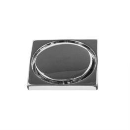 HELVEX CROMO DESAGUE PERIMETRAL CON TAPA CUADRADA 99 X 99 MM 342-CL
