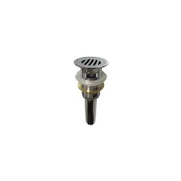 KLP CROMO DESAGUE LAVAMANOS DE REJILLA 1 1/4 PULG CON REBALSE DR-61-KLP