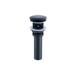 KLP NEGRO MATE DESAGUE LAVAMANOS DE PUSH 1 1/4 PULG CON REBALSE (EP) P401002C-A41-KLP