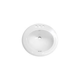 LAVABO DE SOBREPONER REDONDO BLANCO CATO (AL)