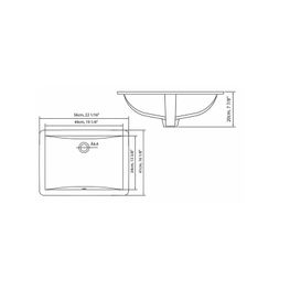 LAVABO KUBO GRANDE  BLANCO CATO 1A. (AL)