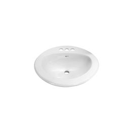 LAVABO OVALADO SOBRE CUBIERTA BLANCO CATO 1A (AL)