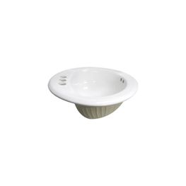 LAVABO OVALADO SOBRE CUBIERTA BLANCO CATO 1A (AL)