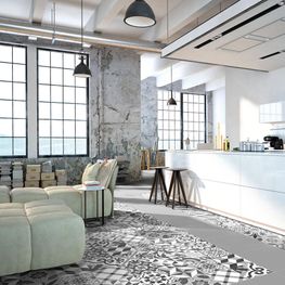 MONOCROM FD DECO N/E 44X44 PORCELANITE 1A (LE)