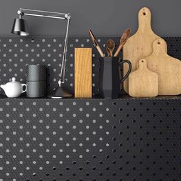 MOSAICO HEXAGONAL NEGRO GOTICO 23HTNM BFLOEWER 26 X 30 (CAJA) - KLP