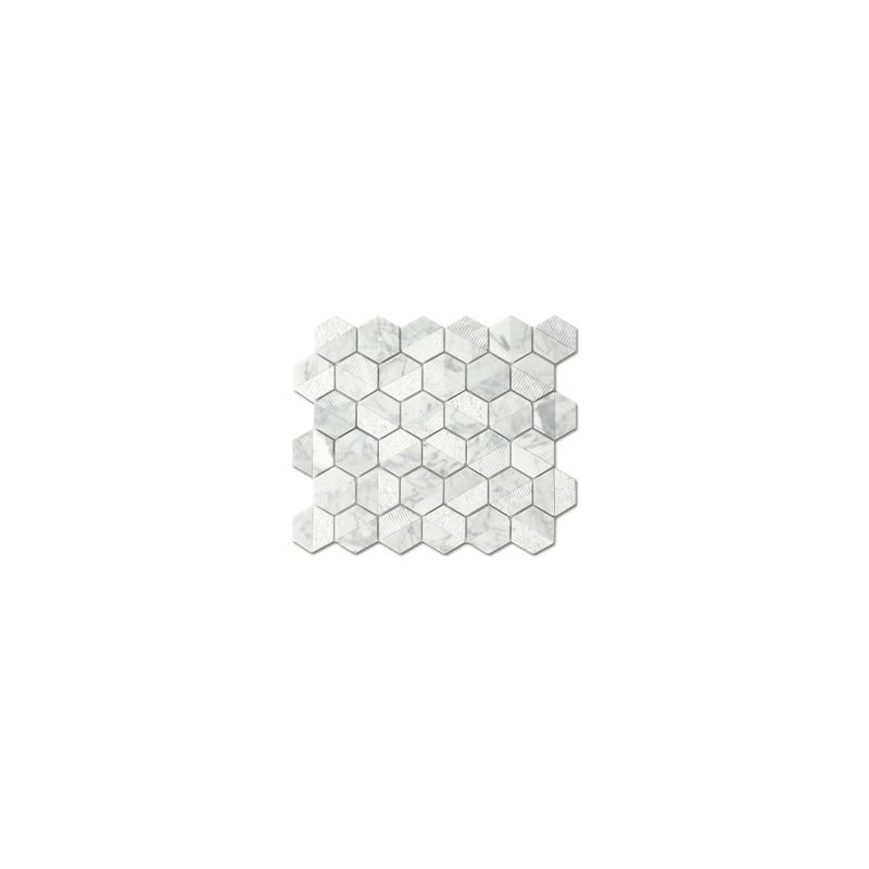 Mosaico-hexagonal-blanco-mate-en-piedra