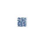Mosaico-de-vidrio-azul-brillante