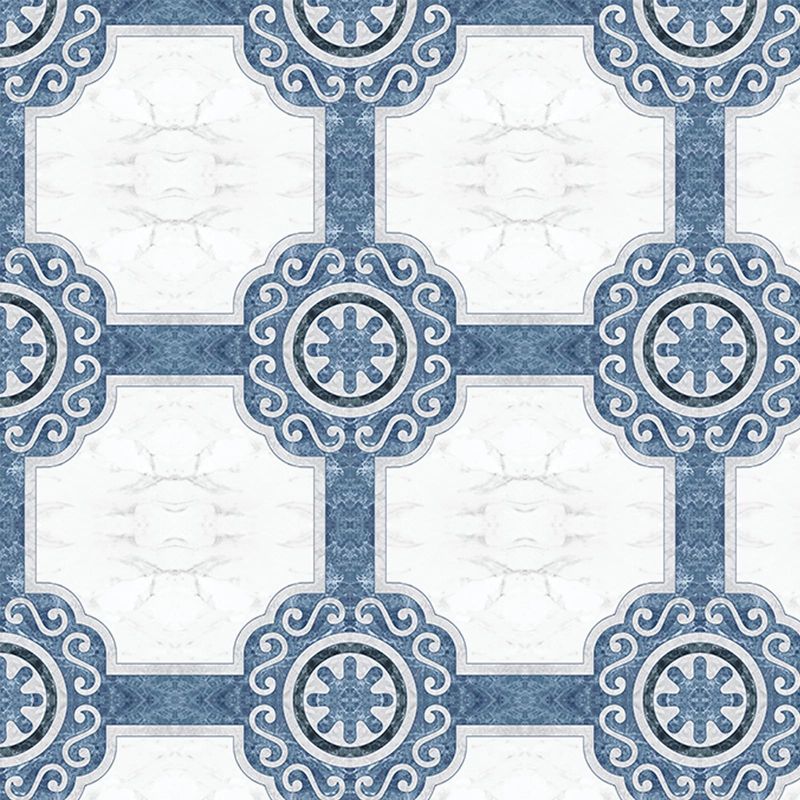 Piso-ceramico-azul-con-diseño-geometrico