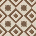 Piso-ceramico-cafe-con-diseño-geometrico