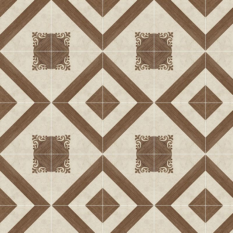 Piso-ceramico-cafe-con-diseño-geometrico