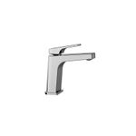 Grifo-de-lavabo-cromado-con-caño-bajo