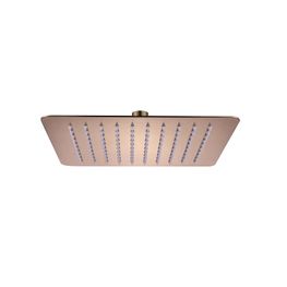 QUATTRO ROSE GOLD ANTIHUELLA GRIF DUCHA CABEZA CUADRADA 250 MM PVD P211071-A45AF-KLP