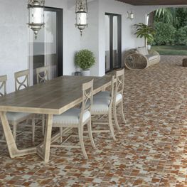 SAN TOMAS FD ROJO N/E  33X33 PORCELANITE 1A (LE)