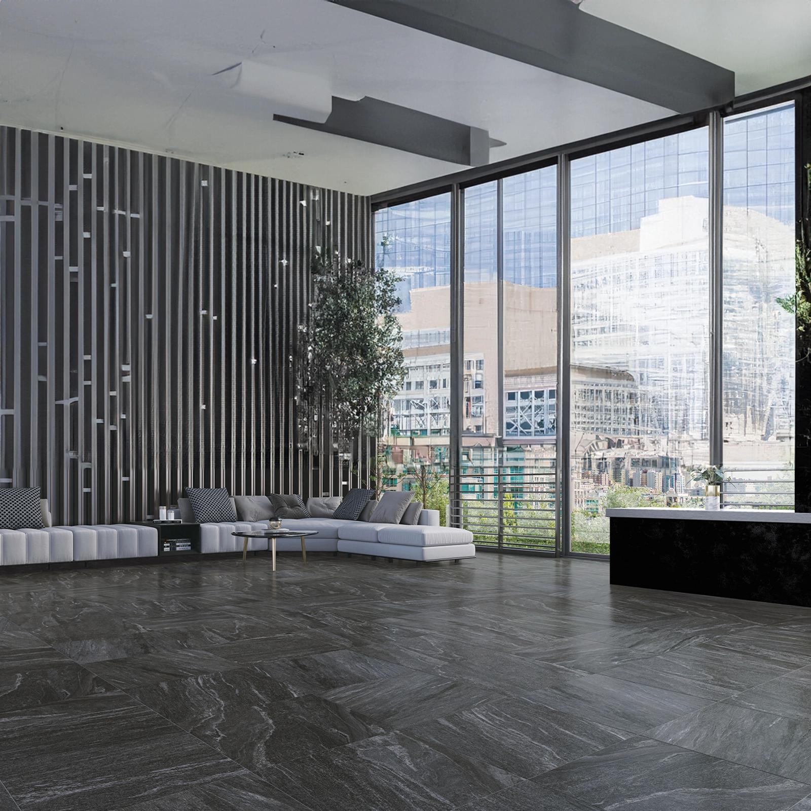 STRATTO BLACK ZS38 60.5X60.5 DALTILE (AL) Daltile - Ferco Cerámica MX