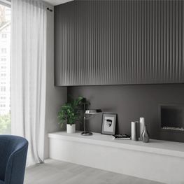 STRIPES GRAPHITE MATE 108926 SIN RECT. 7.5 X 30