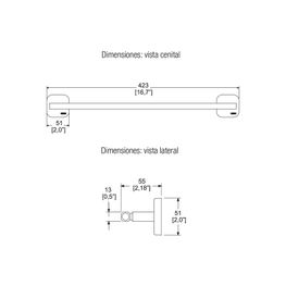 TOALLERO BARRA PIAZZA EB (PIA-105-EB)