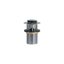 TRES CROMO DESAGUE LAVAMANOS PUSH C/REBOSABERO 37MM  13454190