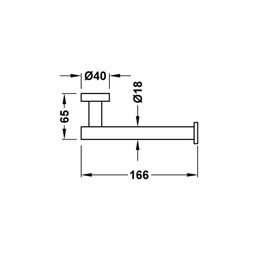 TRES NEGRO MATE PORTAPAPELES 16123606NM