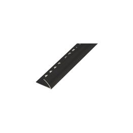 UNIPERFIL ALUMINIO NEGRO BRILLO  EUROCANTO 2.5 M TILES